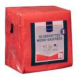 thumbnail of METRO Professional 50 serviettes microgaufrée 25x25 - Rouge