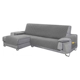 thumbnail of Funda Cubre Sofá Chaiselongue Acolchado Reversible Con Bolsillos HM'S HOME'SECRET