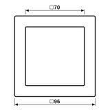 thumbnail of Jung Rahmen 1-fach anth FDAL 2981 AN FDAL2981AN