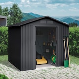 thumbnail of Wasabi - Cobertizo de Jardín Metálico 5,27m² Light Anthracite