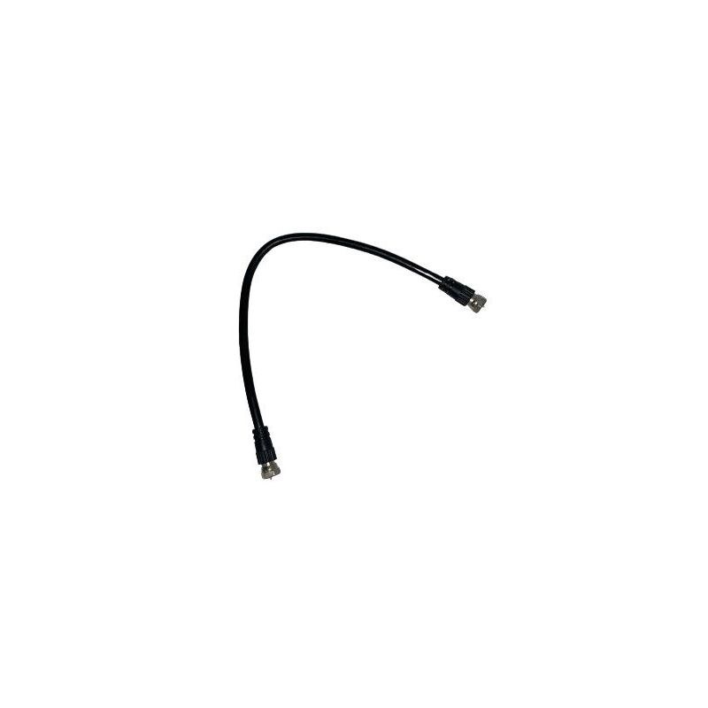 Cable Coaxial 25 Cm Avec Fiches F Thermo Soudées Idéal Raccord Lnb Pointeur Sat Usage Non Intensif Hdsat