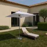 thumbnail of Now's Home - Parasol En Aluminium Et Toile Blanc 200cm