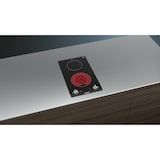 thumbnail of Siemens iQ300, Domino-Kochfeld, Elektro, 30 cm, Schwarz, Mit Rahmen aufliegend ET375CFA1E