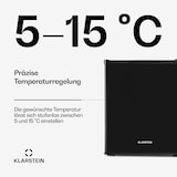 thumbnail of Happy Hour Minibar 5-15°C EEK G lautlos 23dB LED-Licht Schwarz