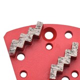 thumbnail of Confezione da 6 Segmento diamantato per la rimozione di rivestimenti duri e grossolani (ZigZag, 16/20) - Lucidatura media dei pavimenti