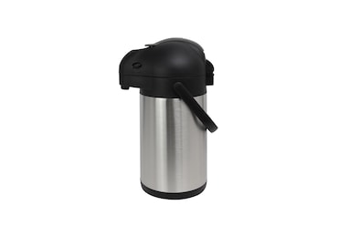 METRO Professional Caraffa isotermica a pompa, in acciao inox 18/8, 20 x 15.5 x 33 cm, 1.9 L, argento