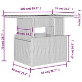 thumbnail of vidaXL 7-teiliges Gartensofa-Set mit Kissen, braun, Polyrattan