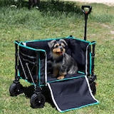 thumbnail of Aktive Carro plegable playa 70x45x95 cm negro con ruedas todoterreno