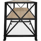 thumbnail of tectake Meuble bas - 161 cm, Bois clair industriel, Chêne Sonoma - 404544