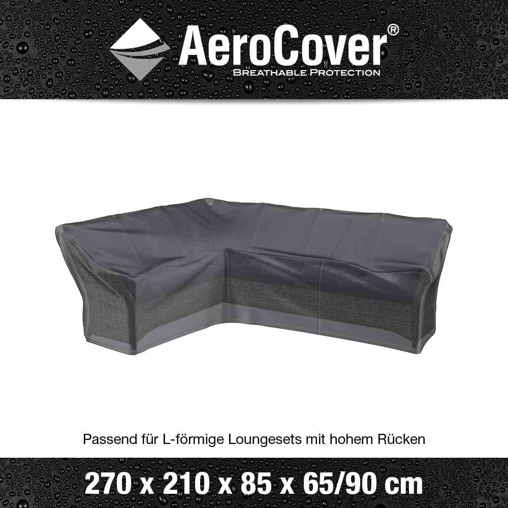 AEROCOVER  AeroCover Atmungsaktive Schutzhülle für L-förmige Lounge-Sets 270x210x85xH65/90 cm
