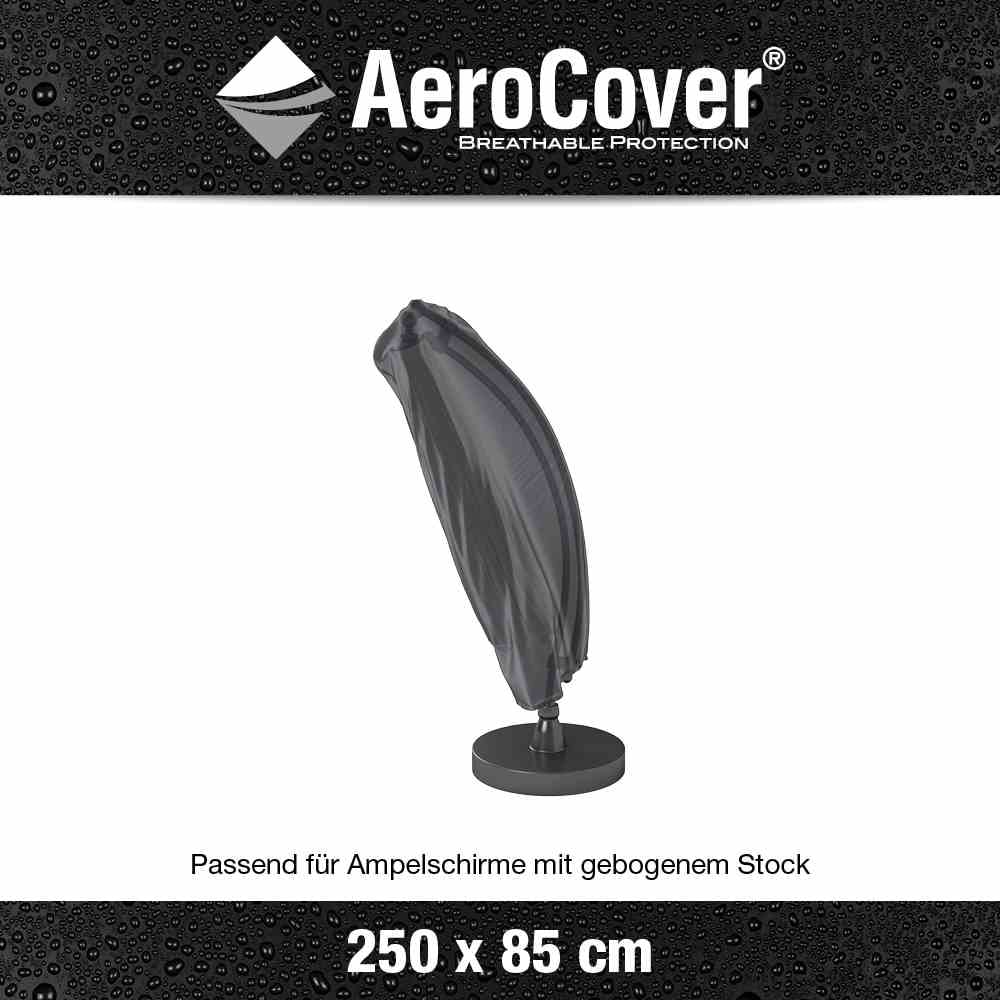 AEROCOVER  AeroCover Atmungsaktive Schutzhülle für Ampelschirme H250x85 cm, Ø 3, 5m