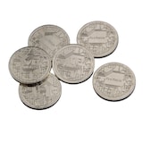 thumbnail of CombiCraft Staal vernikkelde VIP-munten, 100 stuks