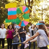 thumbnail of Relaxdays Pinata Geburtstag, Zahl 8, zum Aufhängen, Kinder & Erwachsene, Papier, zum selbst Befüllen, Piñata, bunt