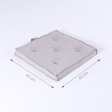 thumbnail of Pack 6 cojines para sillas de jardín color piedra, Tamaño 42x42x5 cm, Repelente al agua,