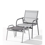 thumbnail of Sieger 379/A-SG Stapel-Loungsessel Sirio, graphit, silbergrau