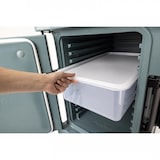 thumbnail of Conteneur isotherme 114 Litres GN, bleu ardoise, à chargement frontal