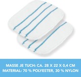 thumbnail of MAXXMEE Bodentuch für Dampfbesen Vibration - 2er-Set - weiß
