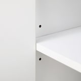 thumbnail of Móvel Aparador com 3 Portas Prateleiras Ajustáveis ​​e Suporte com Fecho Suave para Televisores 120x35x85 cm Branco