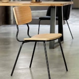 thumbnail of Lot de 2 chaises en bois vintage