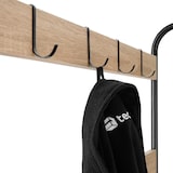 thumbnail of tectake Portemanteau - 73,5x36x184cm, Bois clair industriel, Chêne Sonoma - 404534