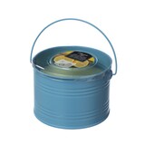 thumbnail of Duftkerze Citronella Echtwachskerze im blauen Metalleimer Outdoorkerze