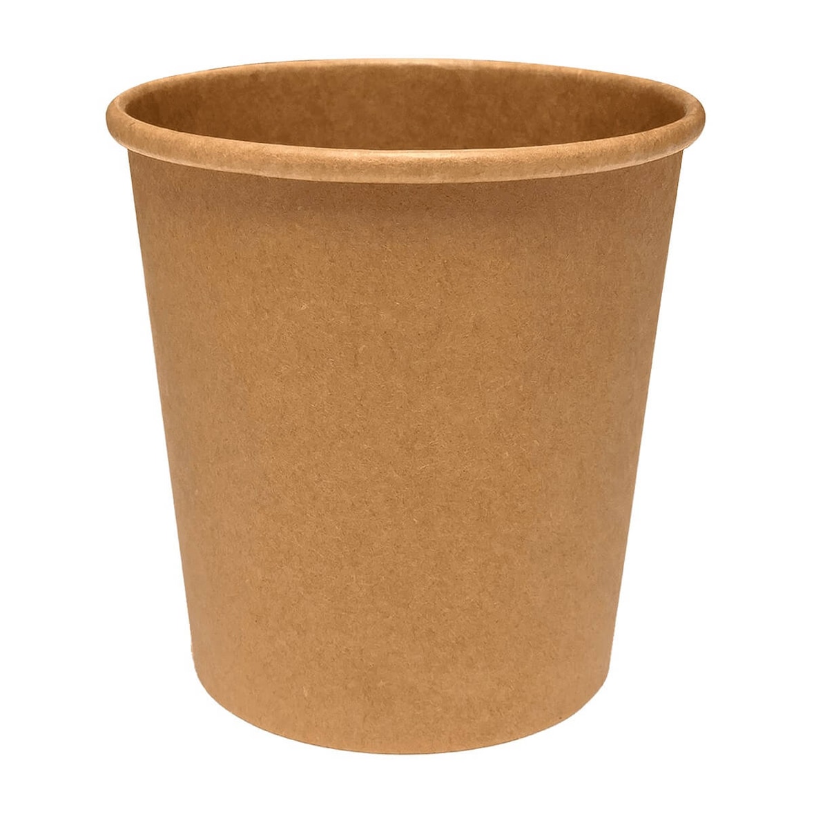 500x Pappschale Suppe, rund, braun, 450ml