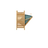 thumbnail of COSTWAY 2 in 1 Mensola da bagno e cesto portabiancheria, mobile alto per bagno in bambù con 3 ripiani