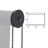 thumbnail of Estore Rocada 160cm comprimento x 140cm altura - cortina pérola com mecânica preta