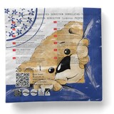 thumbnail of Sovie HOME Serviette Teddy in Blau aus Tissue 33 x 33 cm, 3-lagig, 20 Stück - Baby-Shower, Taufe
