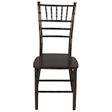 thumbnail of Sedia legno chiavari noce c/cuscino cm40x40h43/92