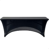 thumbnail of Capa elástica para mesa retangular 180 cm preta Aktive