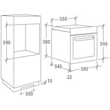 thumbnail of CANDY Forno Elettrico da Incasso Classic FCC604GH/E Capacità 65 L Multifunzione Ventilato Colore Nero
