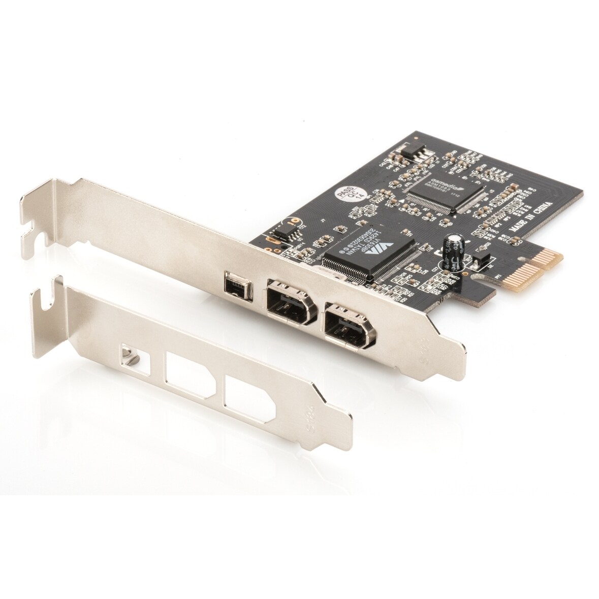 DIGITUS PCI Express Karte, Firewire 1394a (2+1 Port)