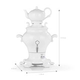 thumbnail of Samowar Teekocher Odette Blanc