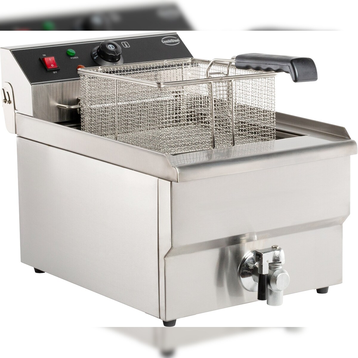 Combisteel Chefgastro Elektro Tischfritteuse 1x10 Liter BxTxH 340x560x380mm