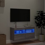 thumbnail of vidaXL TV-Wandschrank mit LED-Leuchten Grau Sonoma 80x30x40 cm