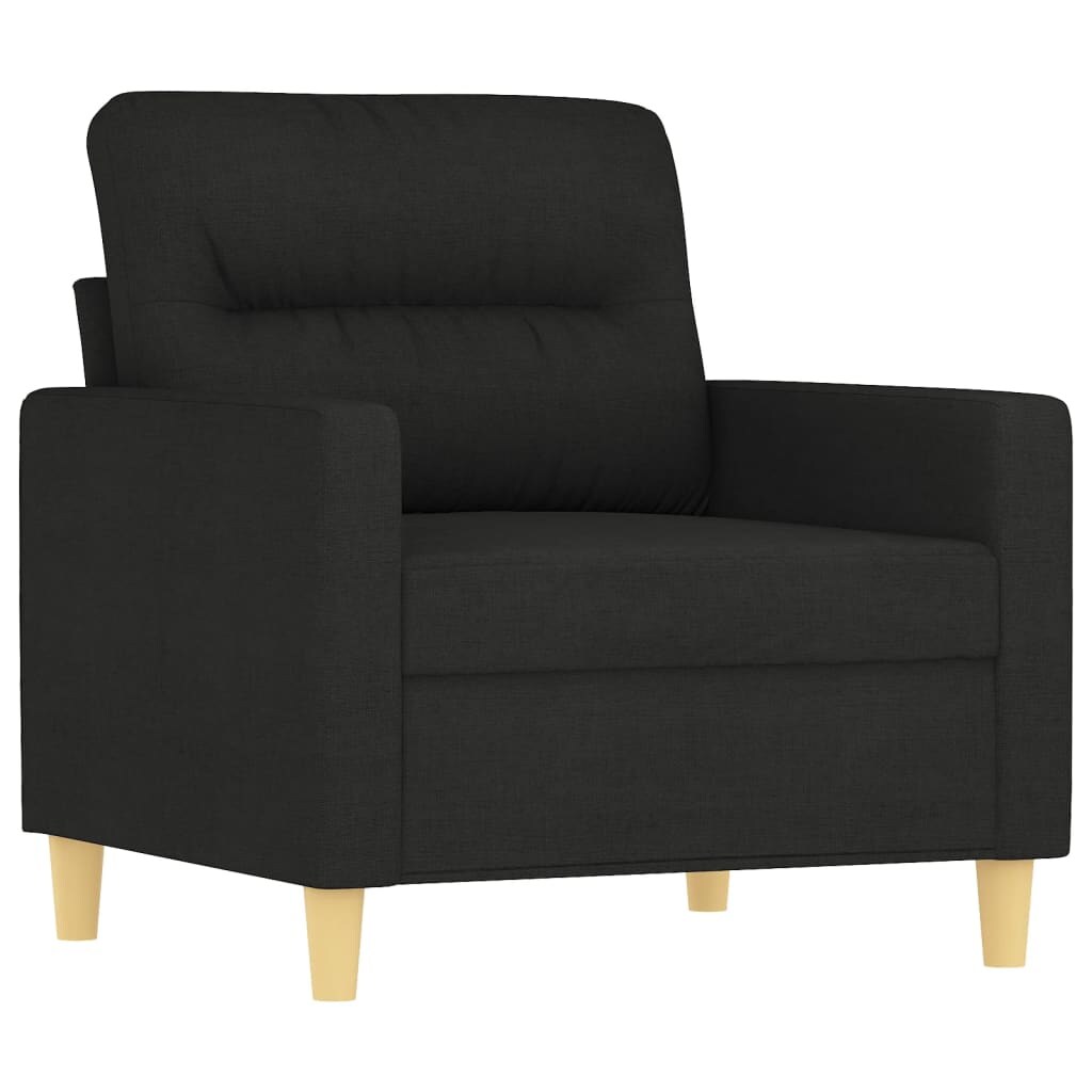 Fauteuil Noir 60 cm Tissu Modèle Quervelorix