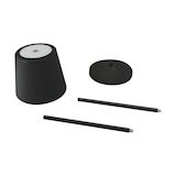 thumbnail of Candeeiro de mesa recarregável MARIA Preto Alumínio Plástico | LE109710