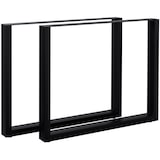 thumbnail of Juego de 2 patas de mesa Ilkan Negro/90 cm