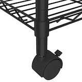 thumbnail of Helloshop26 - Étagère de rangement charge lourde robuste atelier garage outils 4 niveaux et roues 90 x 35 x 137 cm noir 200 kg 02_0000696