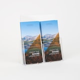 thumbnail of Danieli Store | Expositor portafolletos de 2 plazas 1/3 A4 de mesa en metacrilato | Expositor de mesa | Expositor para volantes y tarjetas (5 Uds.)