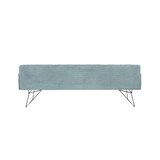 thumbnail of KAWOLA Esszimmerbank CHARME Cord hellblau 166cm