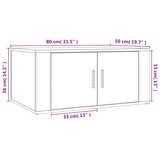 thumbnail of vidaXL Couchtisch Betongrau 80x50x36 cm Holzwerkstoff