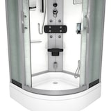 thumbnail of Dampfdusche Duschtempel Sauna Dusche Duschkabine D46-60M2-EC 100x100 cm mit 2K Scheiben Versiegelung