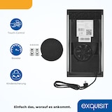 thumbnail of Exquisit Kochfeld EKI300-B-380 | Induktion | Touch | Timer | 3500 W | Überhitzungsschutz | 2 Kochzonen | Abschaltautomatik