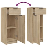 thumbnail of vidaXL Badschrank Sonoma-Eiche 32x33,5x90 cm Holzwerkstoff