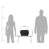 thumbnail of Greenburry Umhängetasche Leder schwarz 38x27cm Damen Herren Schultertasche Messengerbag Aktentasche