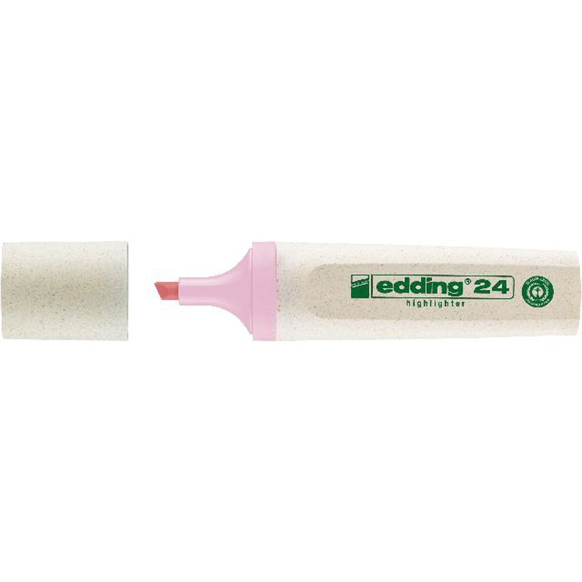 Textmarker Highlighter 24 EcoLine 4-24138 2-5mm pastellrosa