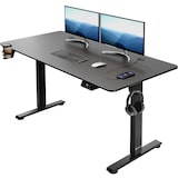 thumbnail of Elektrischer Schreibtisch 140x60x73-118cm schwarz