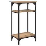 thumbnail of Table d'appoint avec étagère Chêne artisanal 40 x 30 x 75 cm Modèle Aero Vision Élite